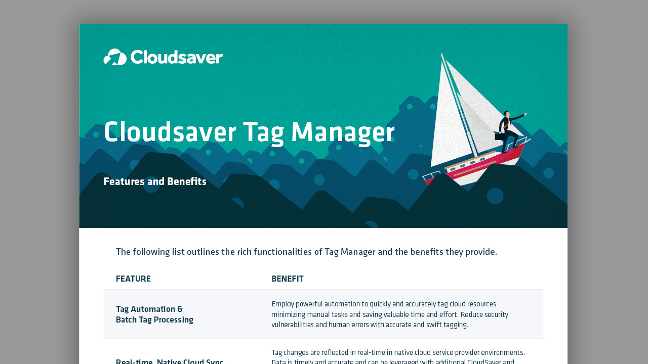 Tag Manager – Features & Benefits